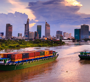 cargo ships on waterways