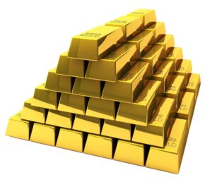 animated gold bar pyramid