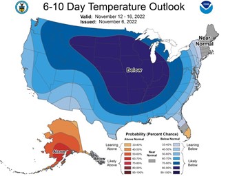 NOAA 6-10 Day Forecast
