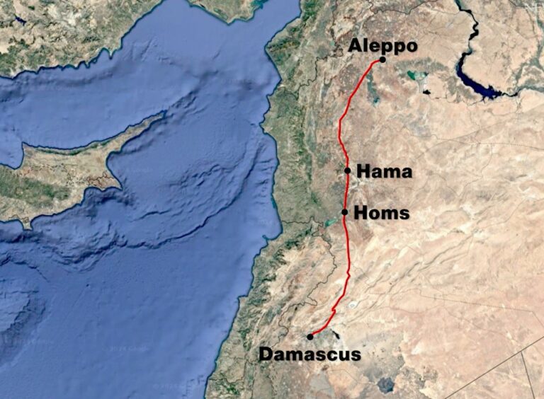 Map of Syria