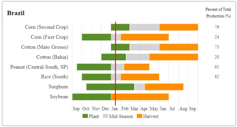 Brazil Crop Chart