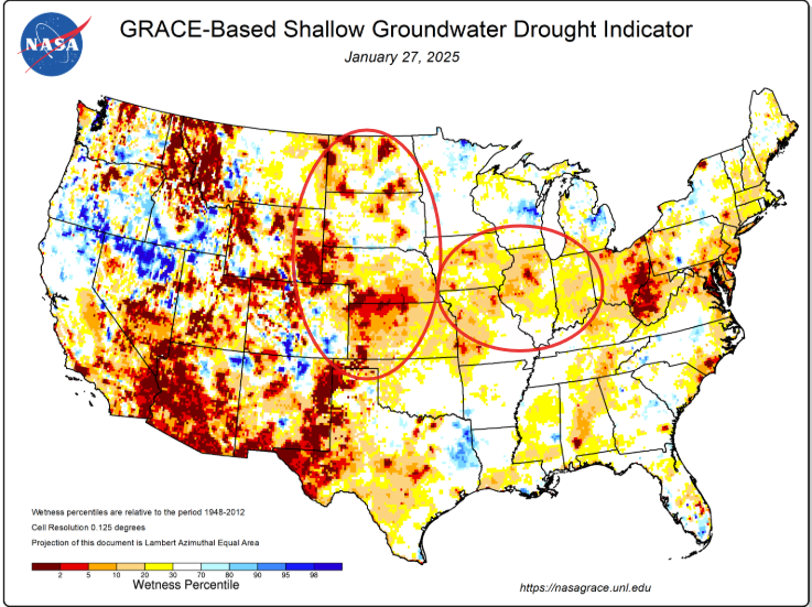 NASA Drought Indicator