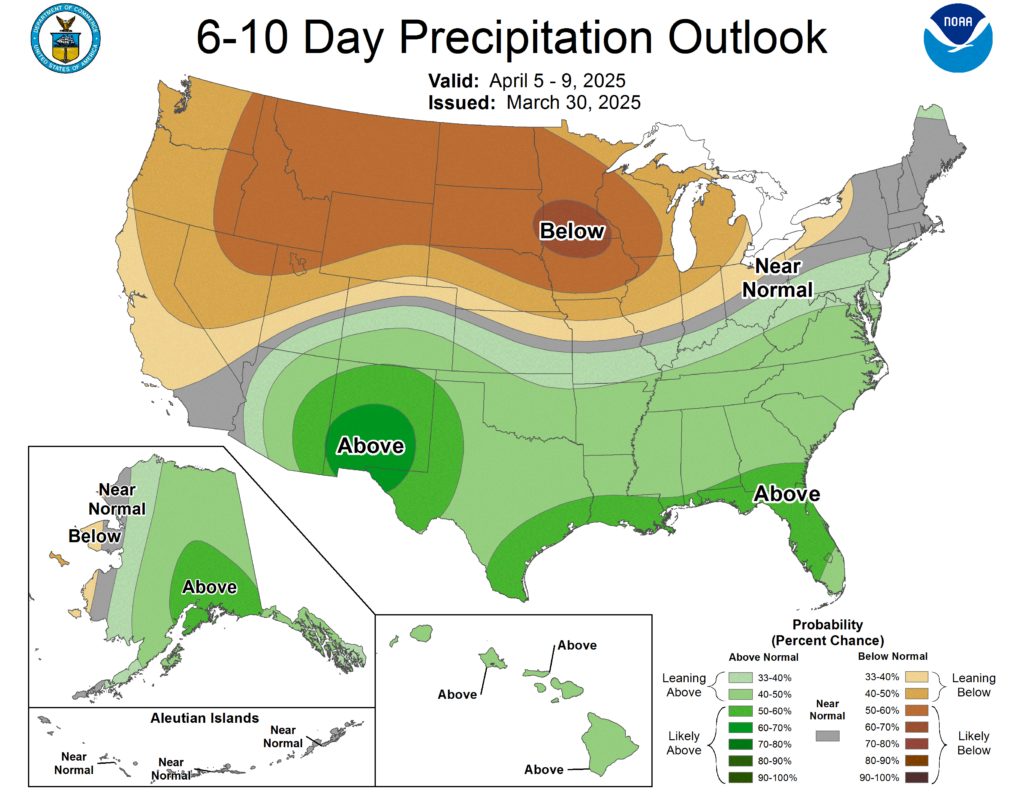 NOAA 6-10 Day Precipitation